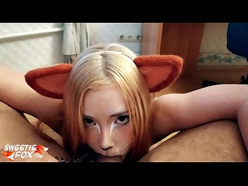 ❤️ Kitsune ਉਸ ਦੇ ਮੂੰਹ ਵਿੱਚ ਡਿਕ ਅਤੇ ਕਮ ਨਿਗਲ ਗੁਦਾ ਪੋਰਨ ❤